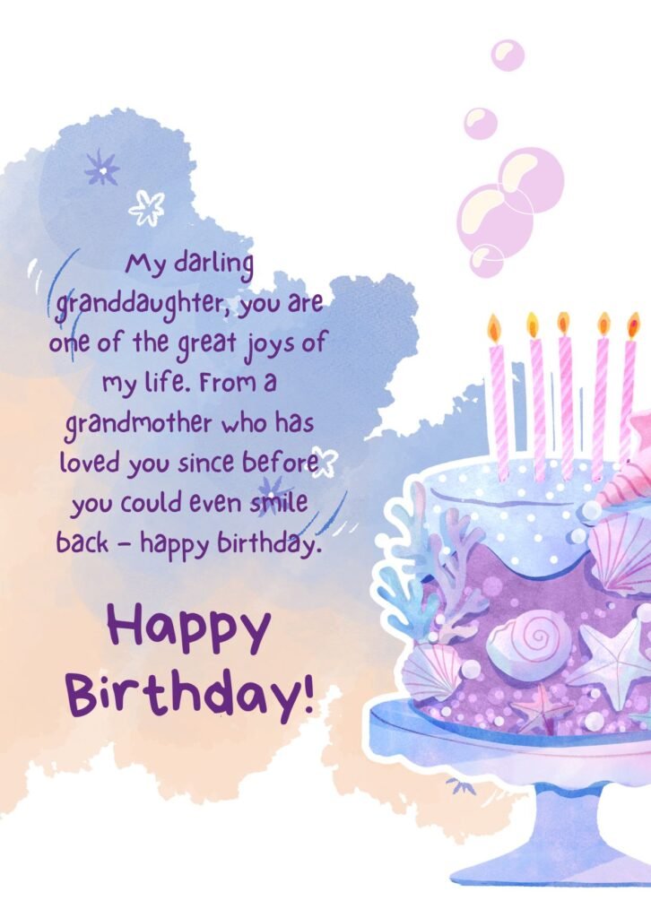 Birthday Wishes from Grandma