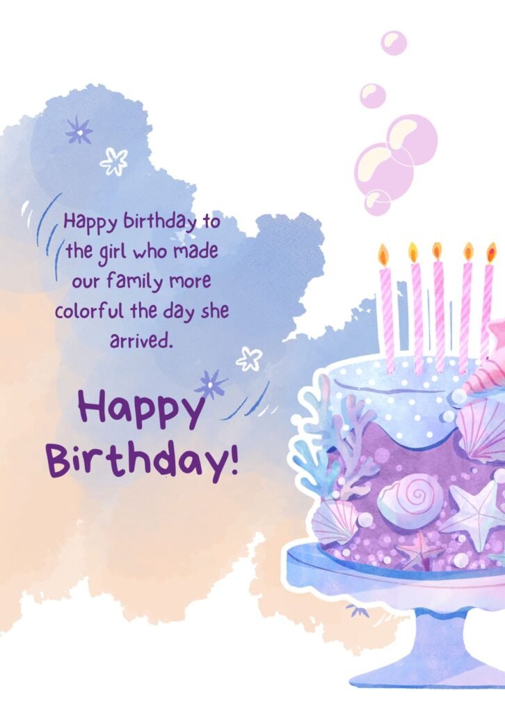 Short Birthday Wishes for Granddaughter