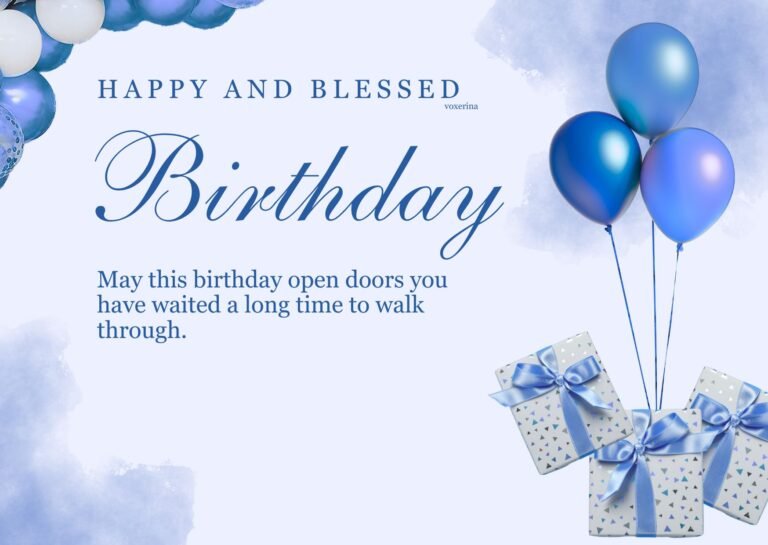 happy and blessed birthday