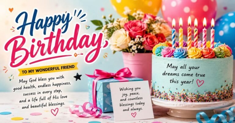 Birthday Prayers for a Friend