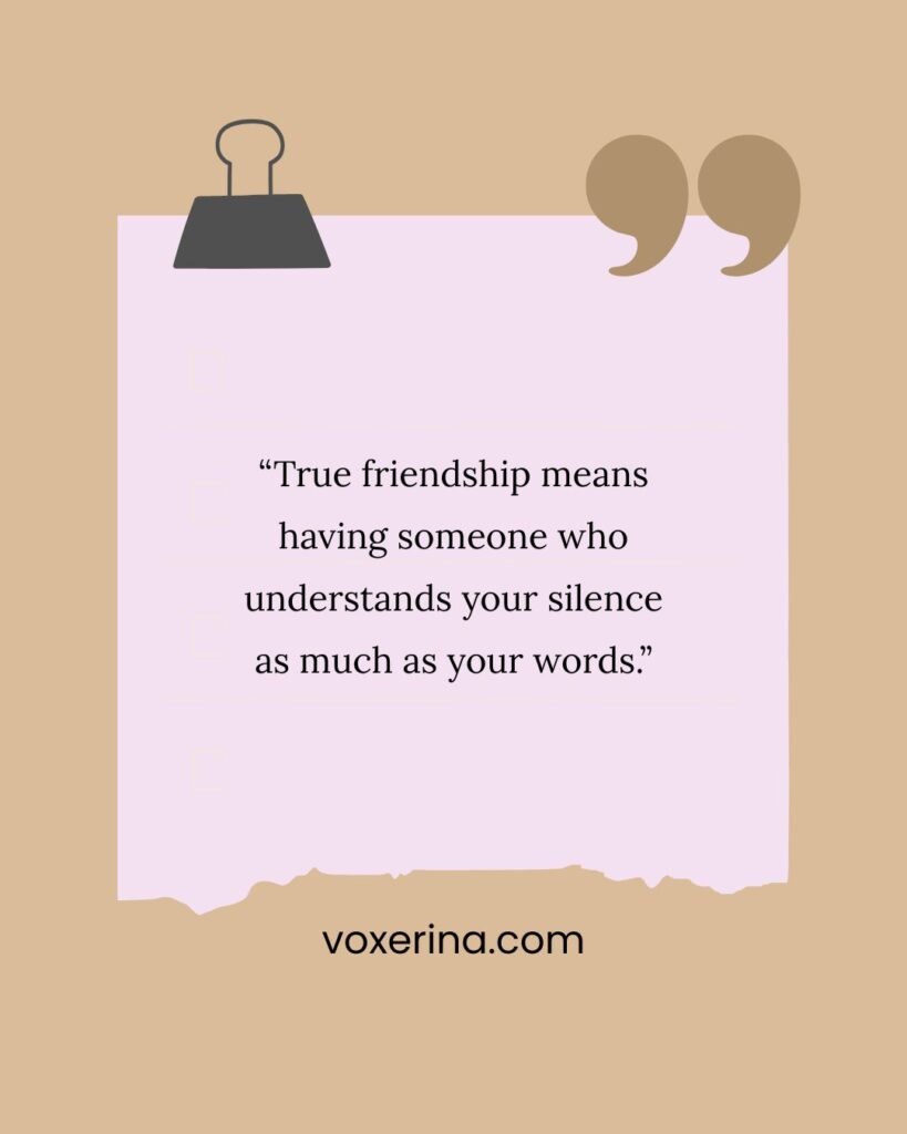 Deep Quotes About True Friendship