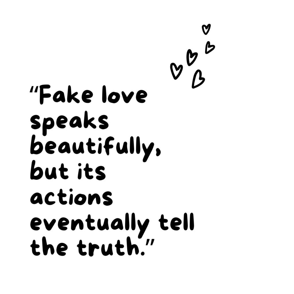 Fake Love Quotes About Lies