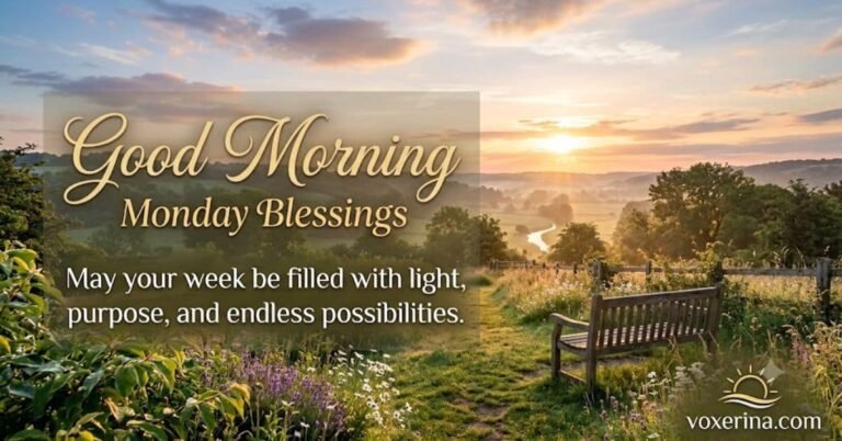 Good Morning Monday Blessings