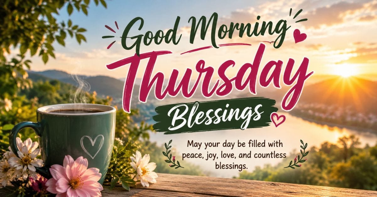 Good Morning Thursday Blessings