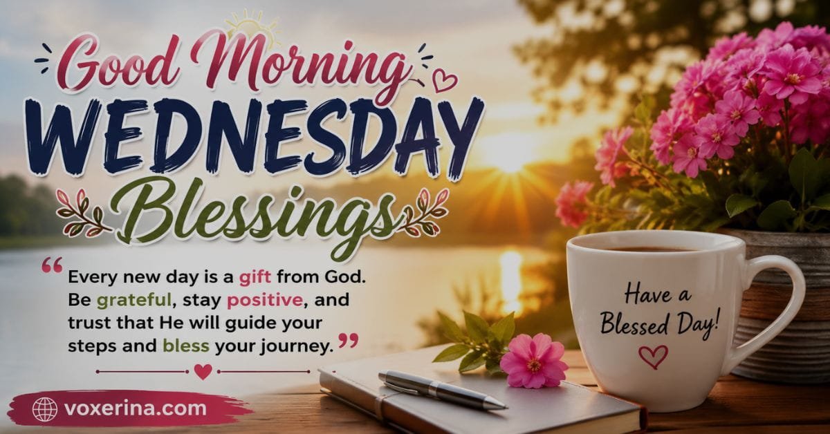 Good Morning Wednesday Blessings