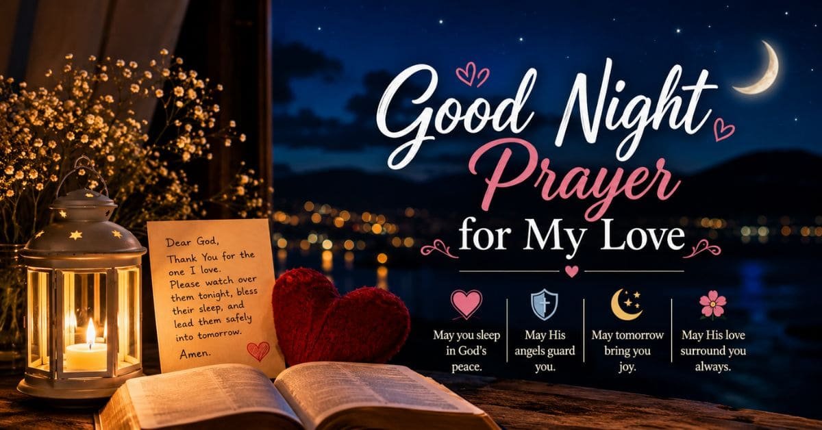 Good Night Prayer for My Love