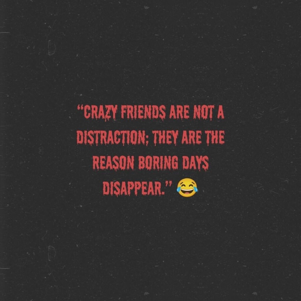 Hilarious Quotes About Crazy Friends