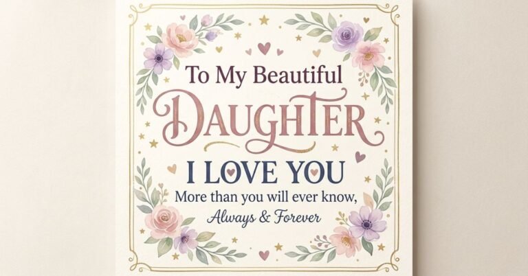I Love You Daughter Quotes