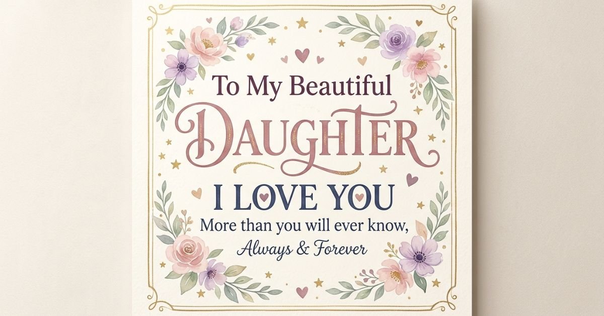I Love You Daughter Quotes