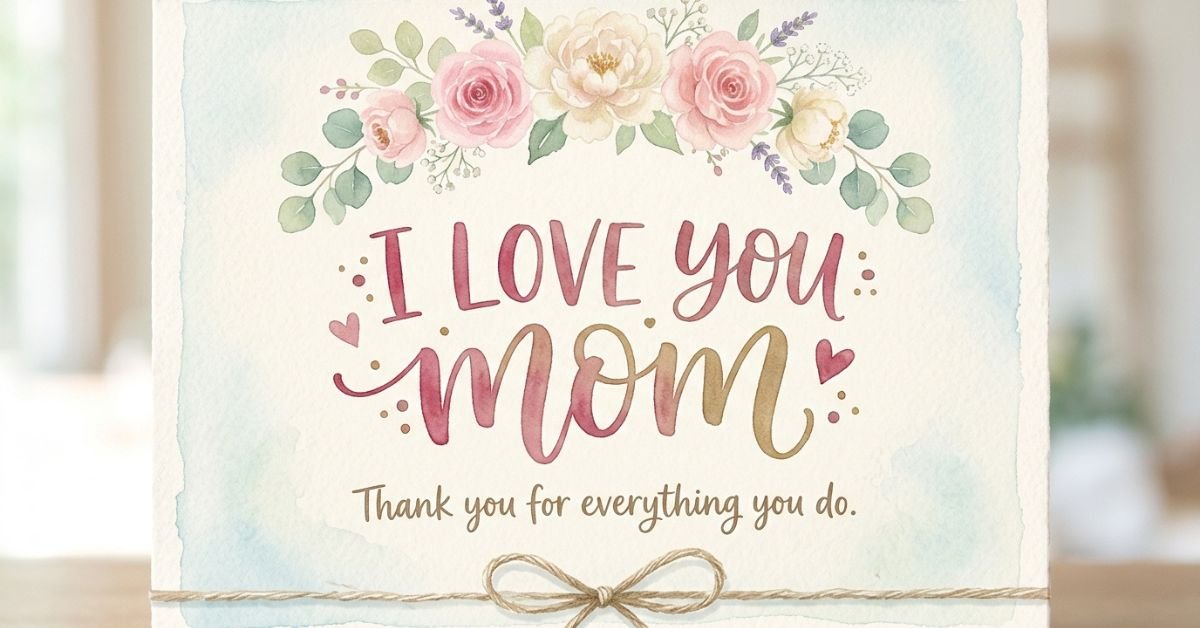 I Love You Mom Quotes