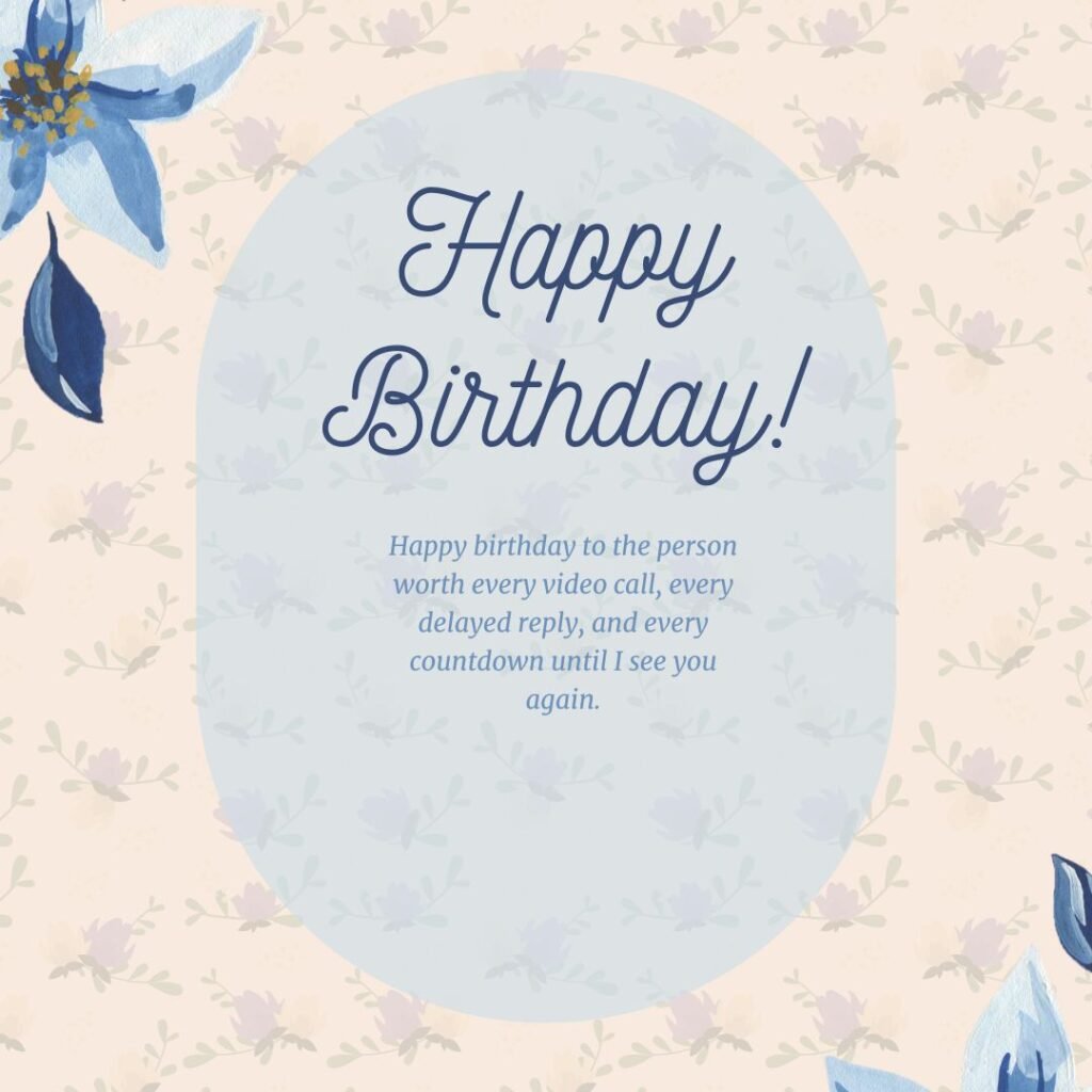 Long-Distance Birthday Wishes