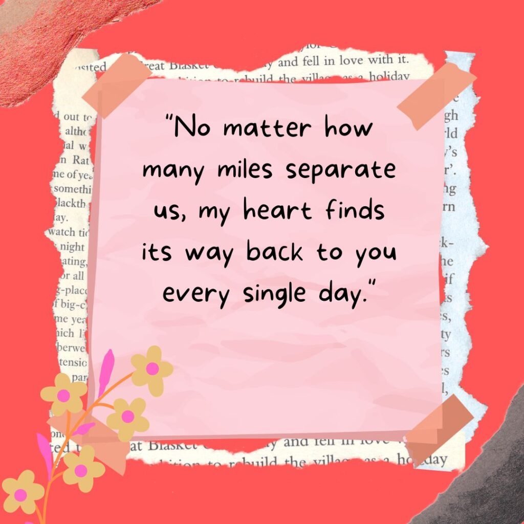 Long Distance I Love You Quotes for Him