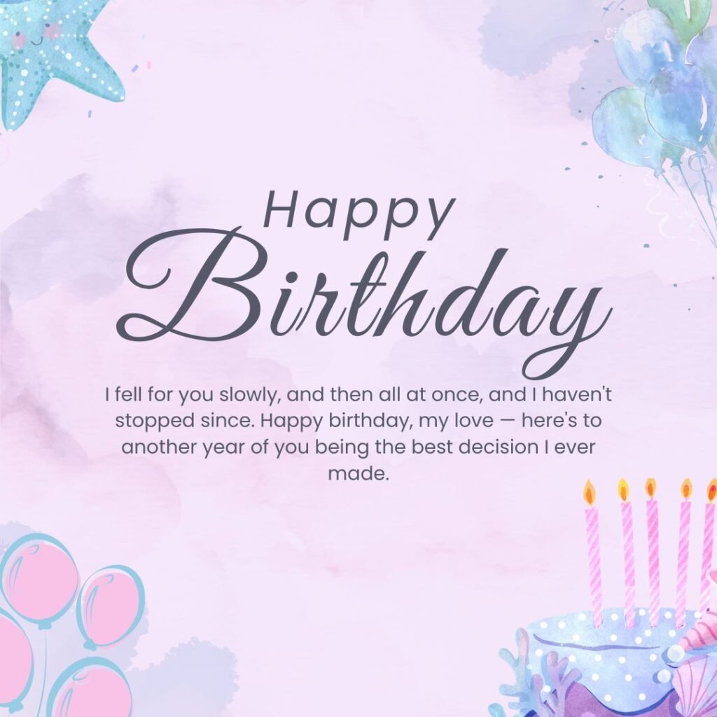 Romantic Birthday Wishes for Wife