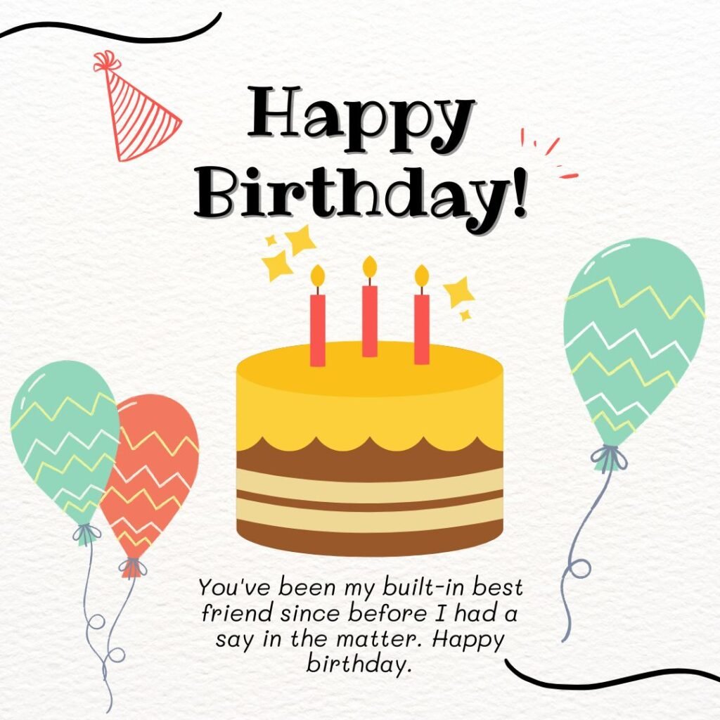 Short and Shareable Birthday Wishes for Brother
