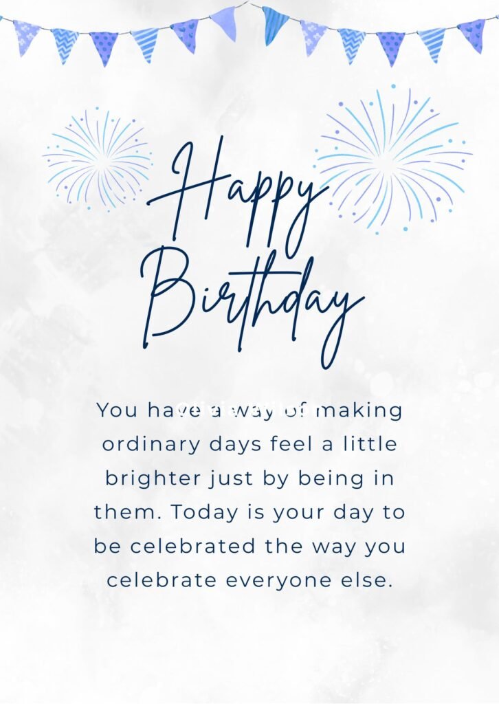 Special Happy Birthday Wishes