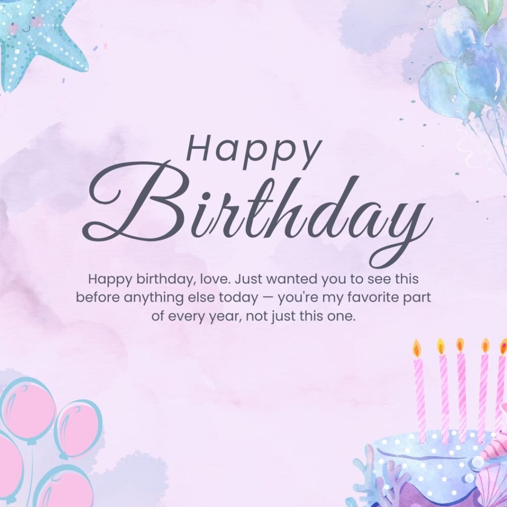 WhatsApp Birthday Wishes for Wife