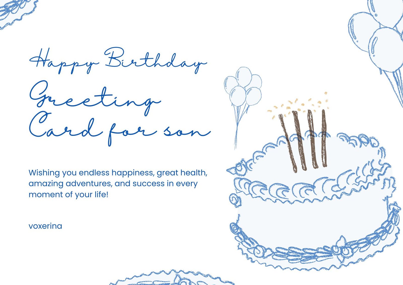 birthday greeting cards for son