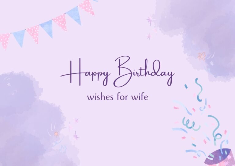 birthday wishes for wife