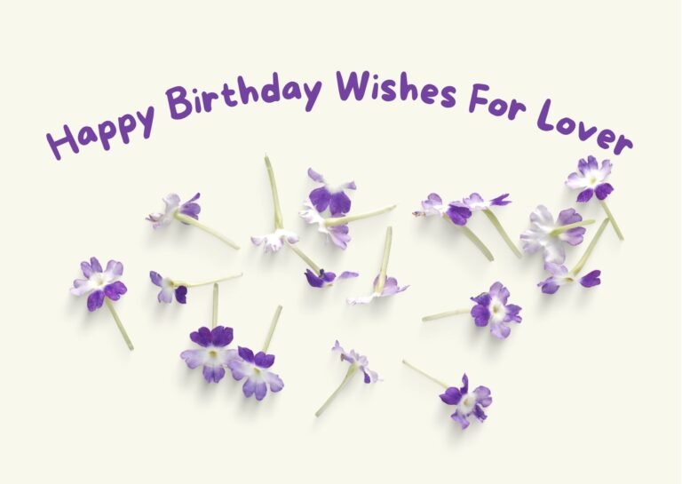 happy birthday wishes for lover