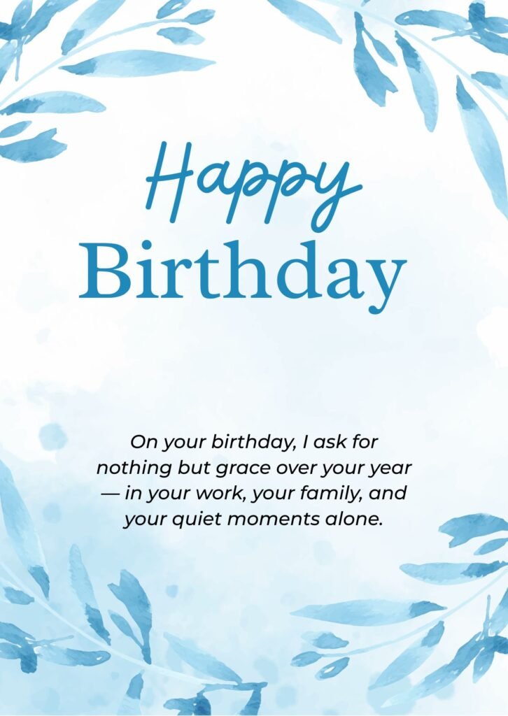 Birthday Blessings and Prayers