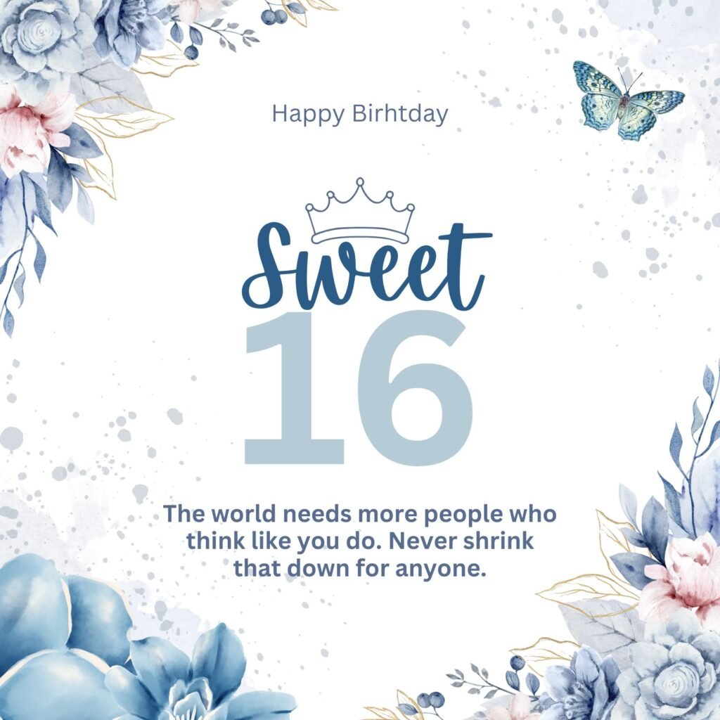Inspirational Sweet 16 Wishes