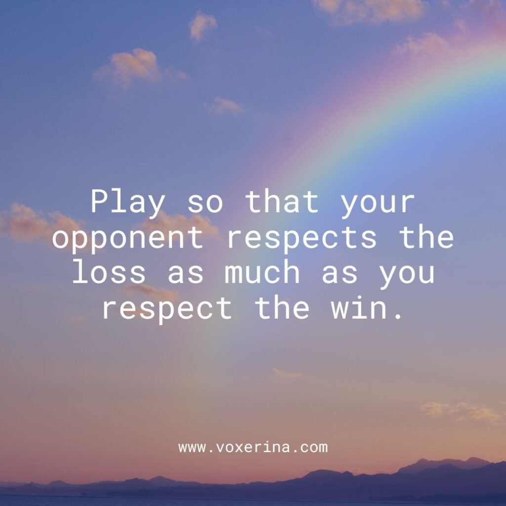 Sportsmanship and Character