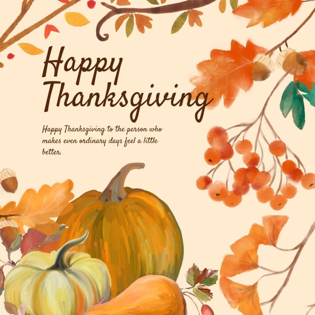 Thanksgiving Wishes for Friends