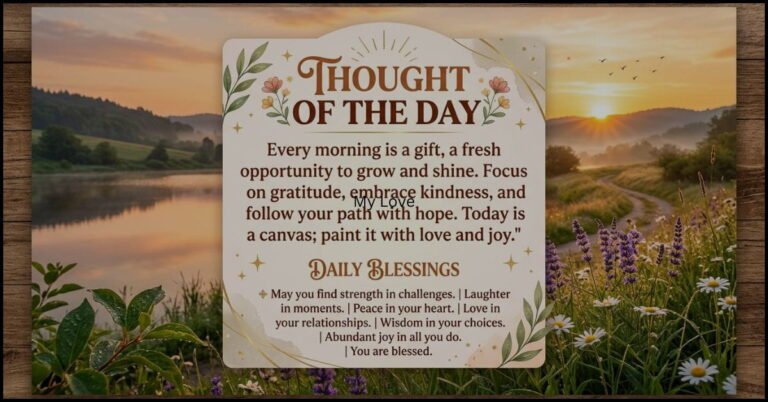 Thought of the Day